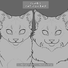 Load image into Gallery viewer, Cat Icon Base - Digital Download