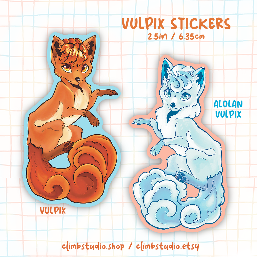 Vulpix - Sticker Set