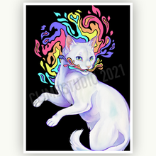 Load image into Gallery viewer, Exhale - Holographic Mini Art Print