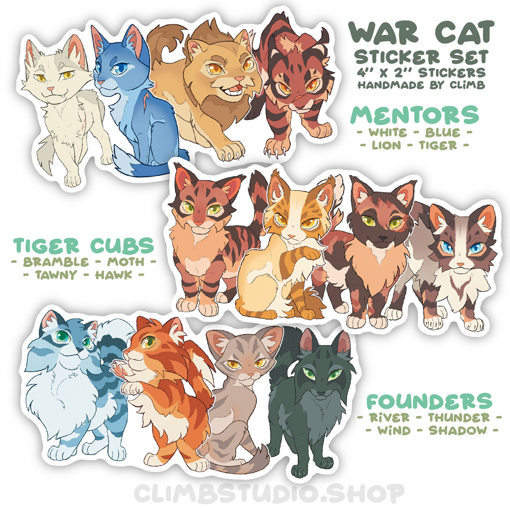 WC | Chibis Sticker Set