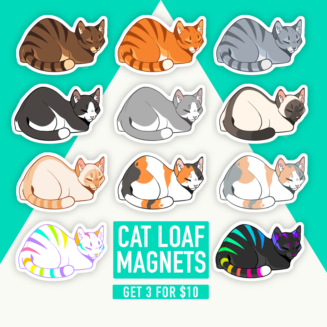 Cat Loaf - Magnet Set