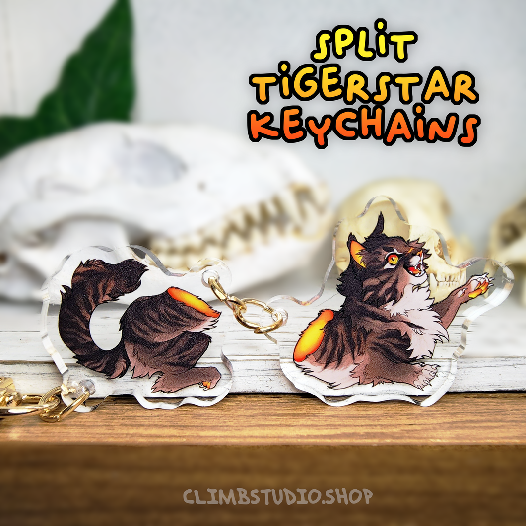 WC | Split Tigerstar - 2pc Keychain