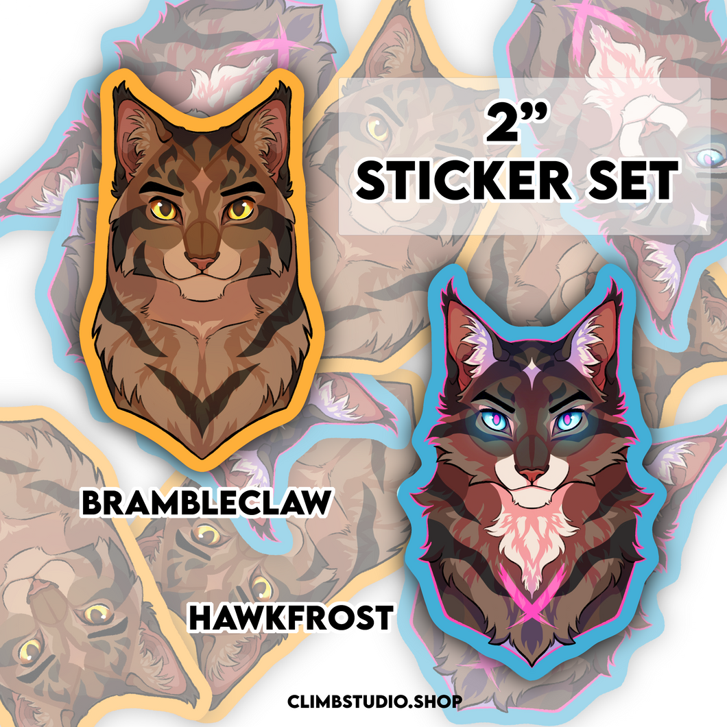 WC | Bramble & Hawk - Sticker Set