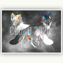 Load image into Gallery viewer, Ghosting - Holographic Mini Art Print
