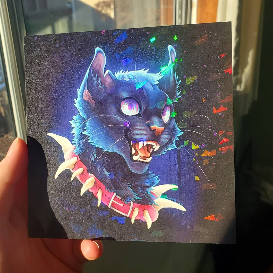 WC | Scourge - Holographic Mini Art Print