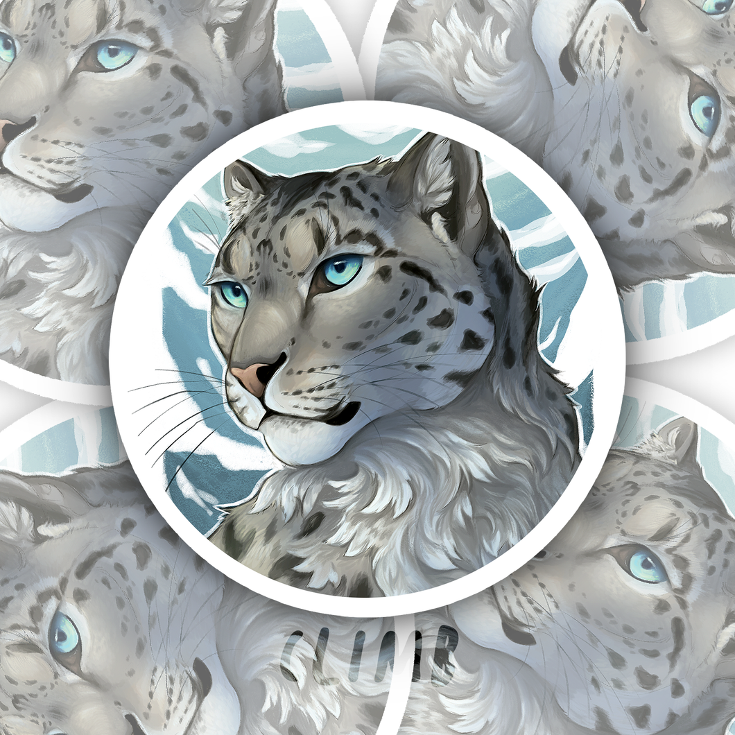 Snow Leopard - Sticker